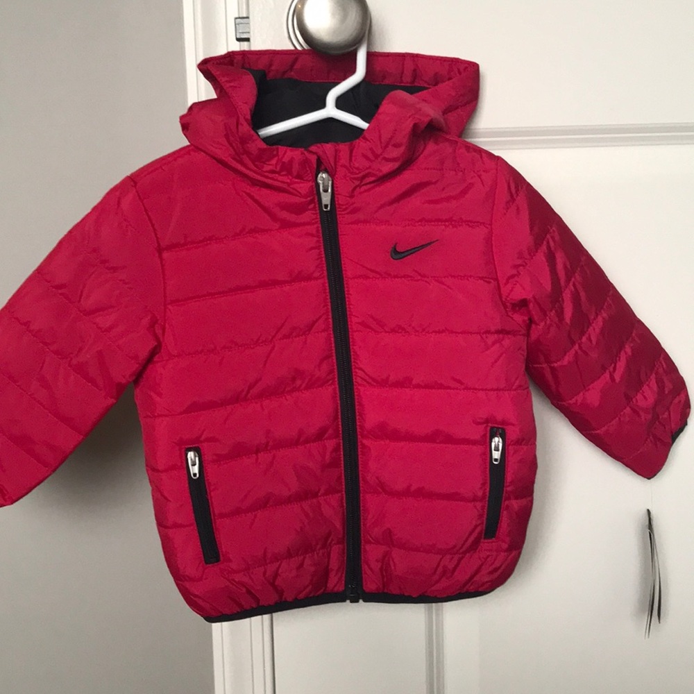 NWT Nike Pink Puffer Jacket